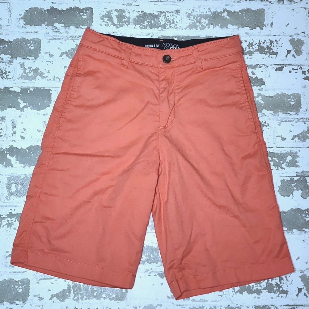 Boys Crown & Ivy Motion Flex Dress Shorts Size 14 Crown And Ivy Adjustable Waist
